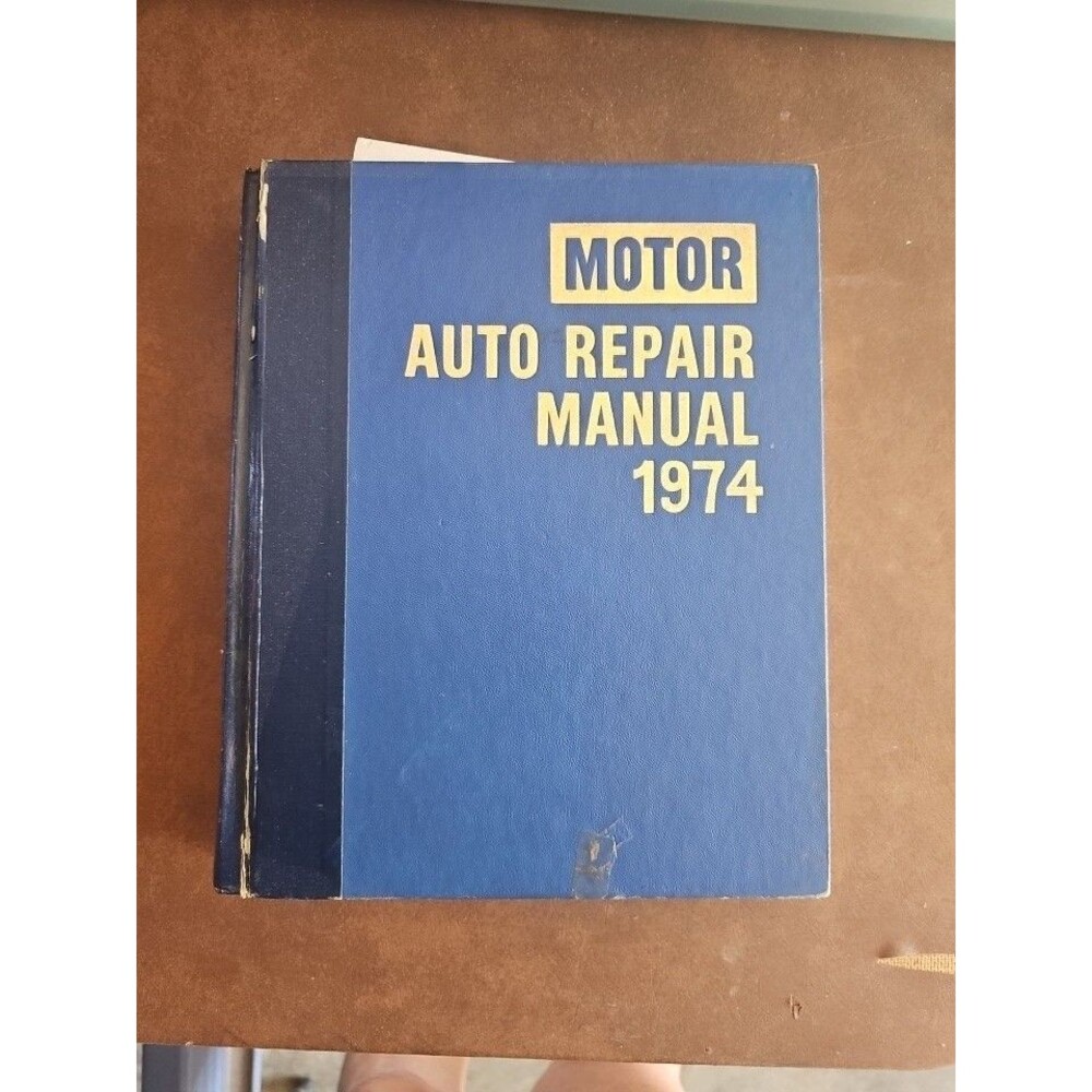Motor 1974 Auto Repair Manual 37th Edition First Print ISBN 0-910992-27-4
